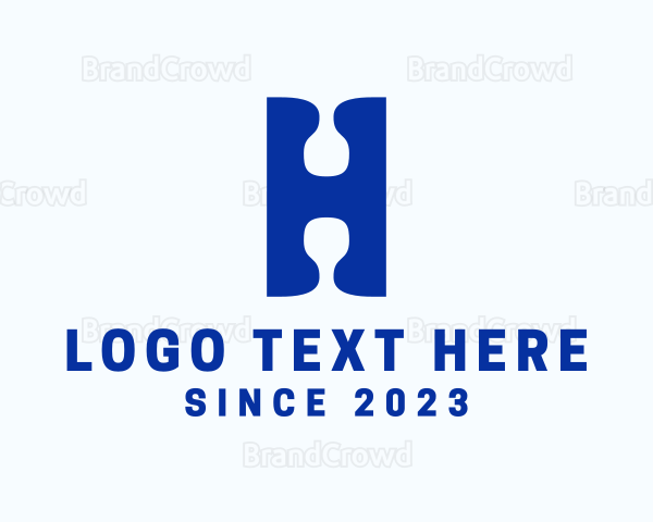 Letter H Liquid Logo