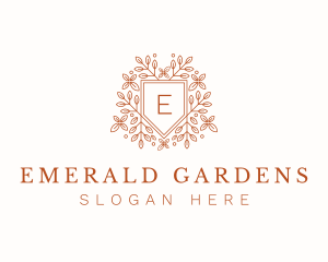 Shield Nature Gardening logo design