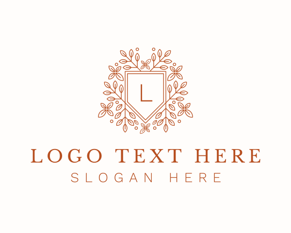 Florist - Shield Nature Gardening logo design