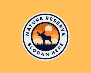 Reserve - Wild Mountain Moose logo design