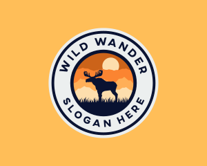 Wild Mountain Moose logo design