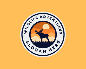 Wild Mountain Moose logo design