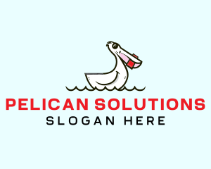 Pelican - Pelican Bird Animal logo design