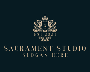 Elegant Royal Shield logo design