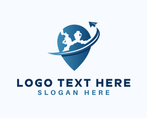 Aircraft - Global Plane Locator logo design