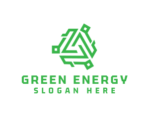 Tech Green Company logo design