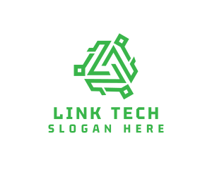 Connectivity - Tech Green Company logo design
