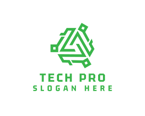 Tech Green Company logo design