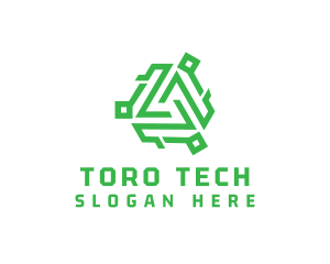 Tech Green Company logo design