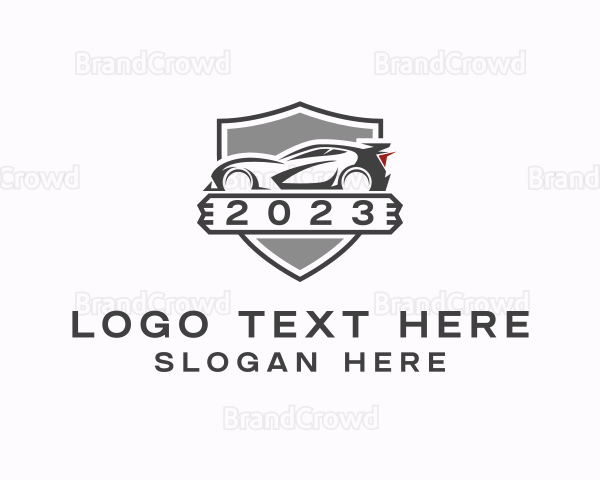 Sports Car Automobile Logo