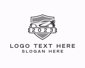 Sports Car Automobile Logo