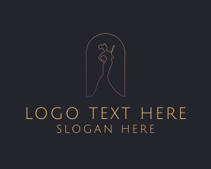 Designer - Pageant Queen Princess Monoline logo design