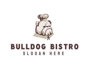 Pitbull Dog Chef logo design