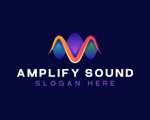 Tune Sound Wave logo design