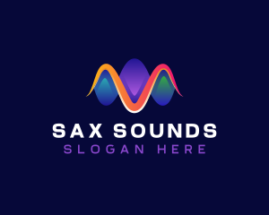 Tune Sound Wave logo design