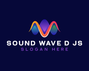 Tech Sound Wave DIgital logo design