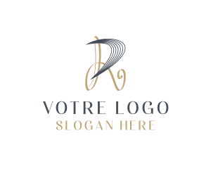 Boutique - Artisanal Studio Brand Letter R logo design