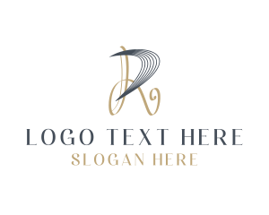 Studio - Artisanal Studio Brand Letter R logo design