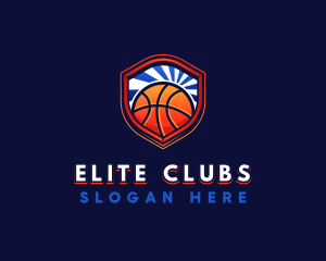 Clubs - Basketball Team Shield logo design