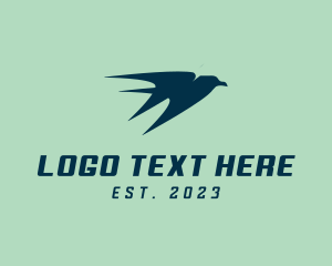 Logistics - Falcon Airline Aviation logo design