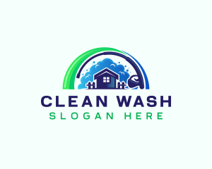 Cleaning Hydro Power Washing logo design