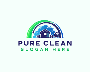 Cleaning Hydro Power Washing logo design