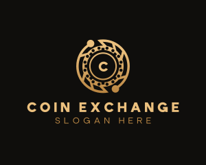 Currency - Digital Crypto Currency logo design