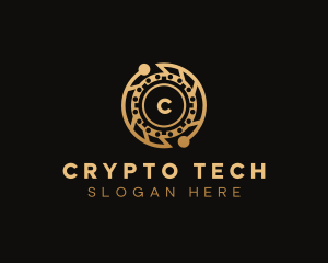 Digital Crypto Currency logo design