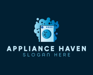 Cleaning Laundry Appliance logo design