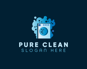 Cleaning Laundry Appliance logo design