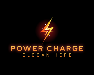 Lightning Power Tech logo design