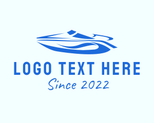 Motorboat - Sail Ship Vehicle Transport logo design