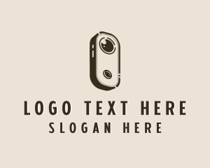 Blogger - Action Camera Photography logo design