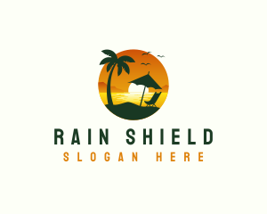 Beach Tropical Resort logo design
