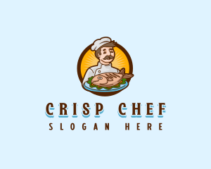 Chef Fish Cuisine logo design