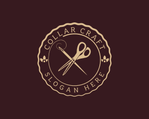 Scissor Needle Tailoring logo design