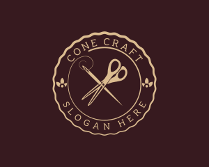 Scissor Needle Tailoring logo design