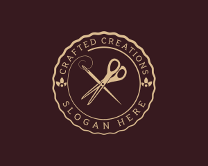 Scissor Needle Tailoring logo design