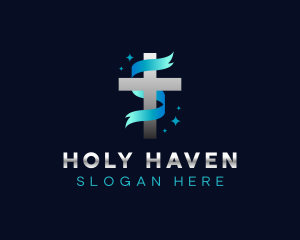 Holy Cross Religion logo design