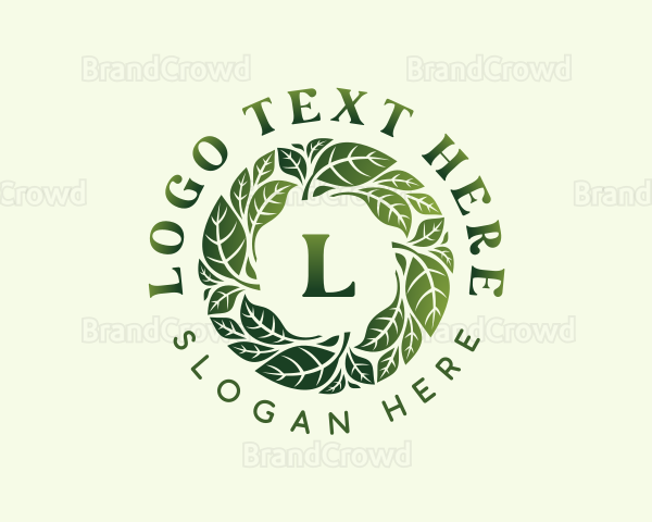 Natural Wellness Leaves Logo