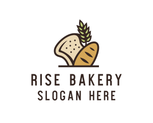 Sourdough - Wheat Bread Bakery logo design