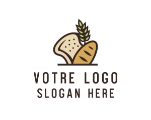 Mill - Wheat Bread Bakery logo design