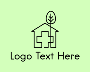 Pharmacy - Tree & Hospital Medical Doctor logo design