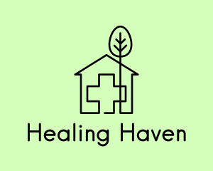 Hospital - Tree & Hospital Medical Doctor logo design