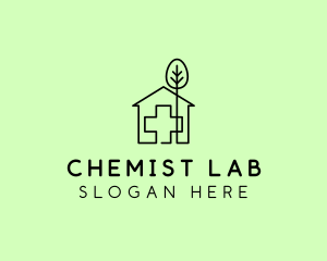 Chemist - Tree & Hospital Medical Doctor logo design