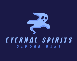 Spooky Spirit Ghost logo design