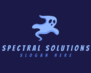 Ghost - Spooky Spirit Ghost logo design