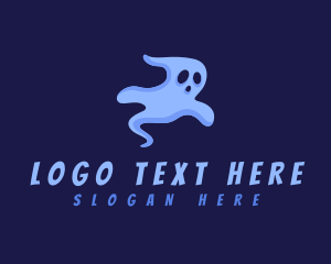 Spooky Spirit Ghost Logo