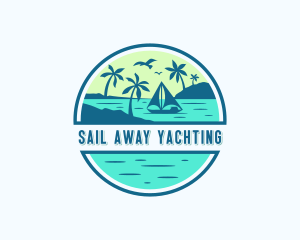 Island Beach Yacht logo design