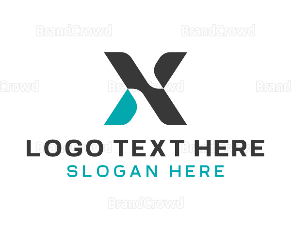 Tech Startup Letter X Logo